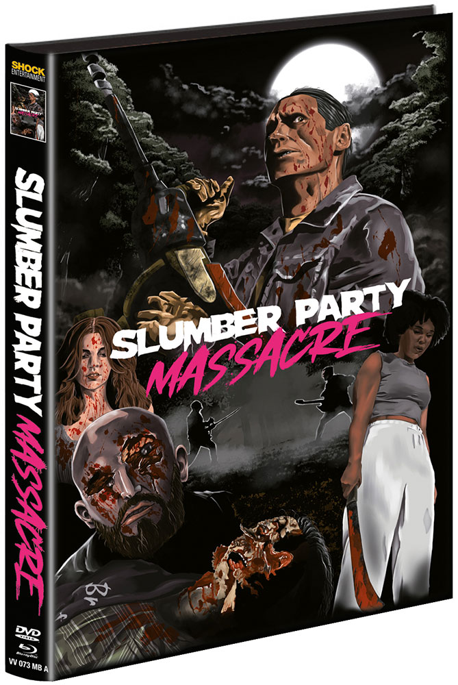Slumber Party Massacre (2021) - Cover A - Mediabook (Blu-Ray+DVD) - Limited 555 Edition