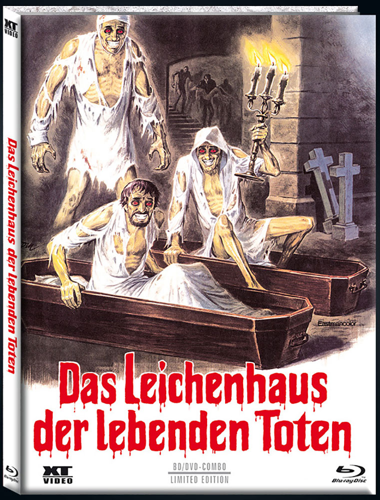 Das Leichenhaus der Lebenden Toten (Blu-Ray+DVD) - Cover B - Mediabook - Uncut