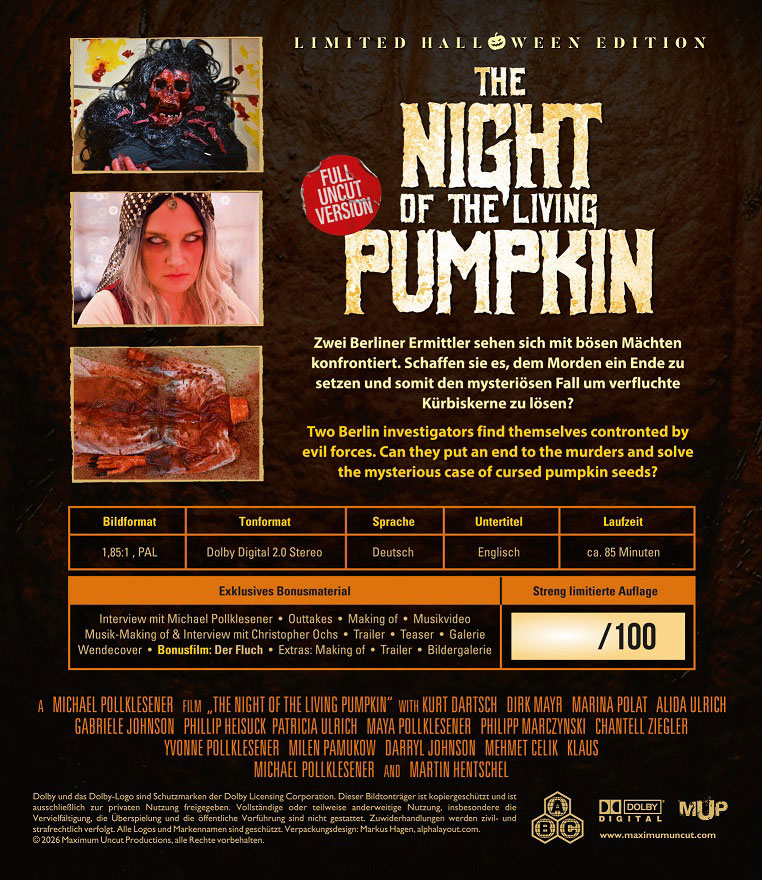 The Night of the Living Pumpkin (Blu-Ray) - Limited Halloween Edition