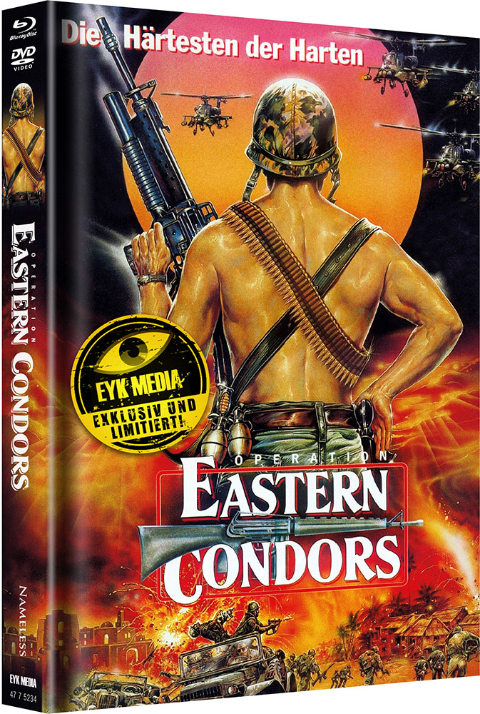 Operation Eastern Condors (Blu-Ray+DVD) (4Discs) - Cover B - Mediabook - Limited 444 Edition Operation Eastern Condors (Blu-Ray+DVD) (4Discs) - Cover B - Mediabook - Limited 444 Edition