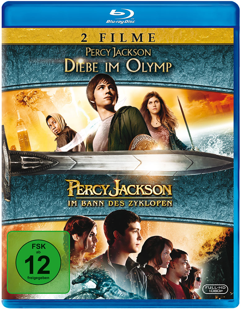 Percy Jackson 1 & 2  (Blu-Ray) (2Discs) - Diebe im Olymp & Im Bann des Zyklopen