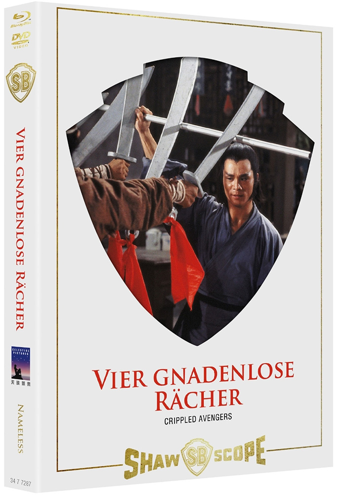 Vier gnadenlose Rächer (Crippled Avengers) (Blu-Ray+DVD) - Cover B - Mediabook - Limited 333 Edition