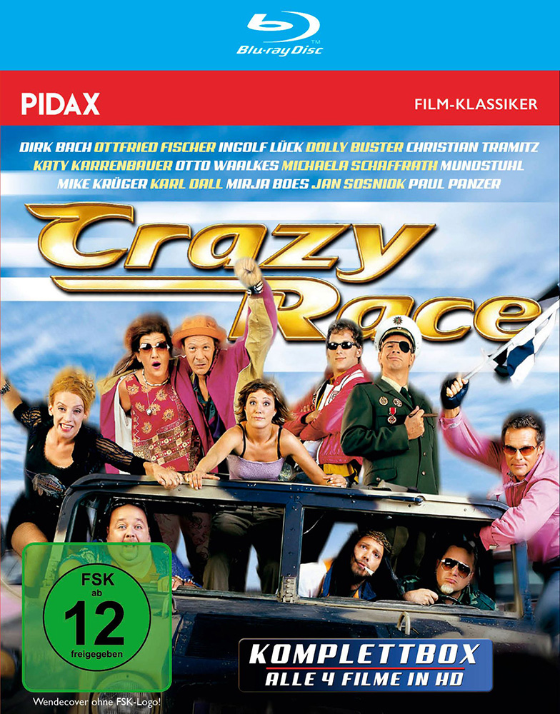 Crazy Race 1-4 (Blu-Ray) - Komplettbox