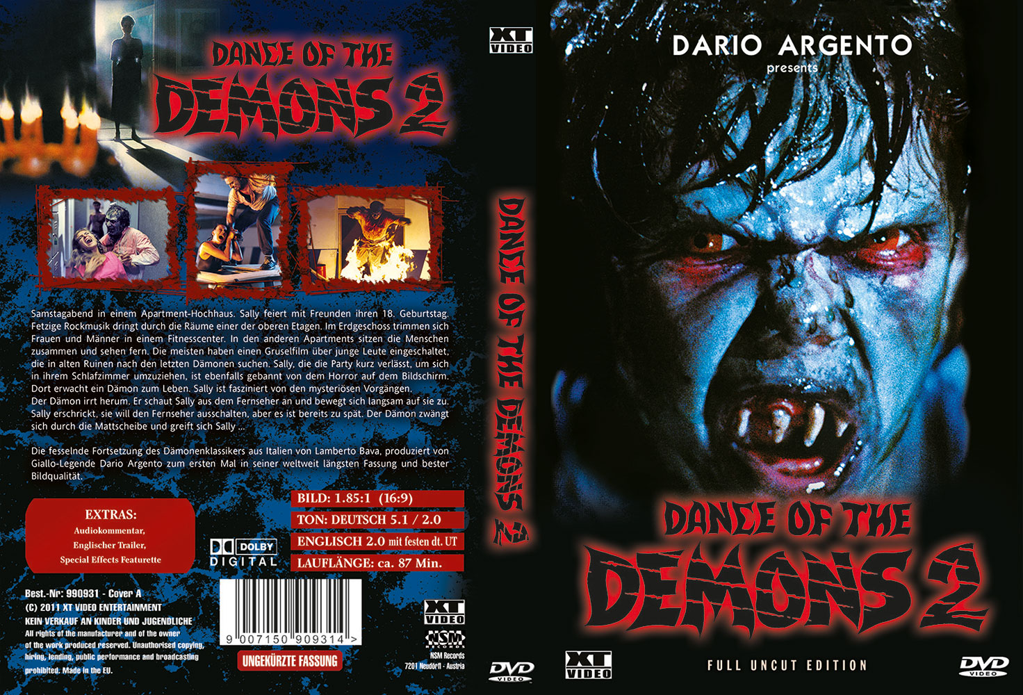 Dance Of The Demons 2 - Cover A - kleine Hartbox - Uncut  (aka Dämonen)
