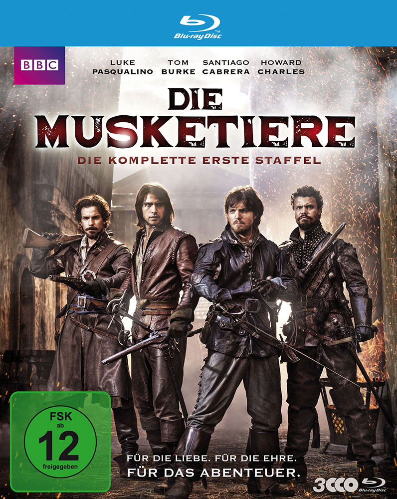 Die Musketiere - Die komplette 1. Staffel (Blu-Ray) (3Discs)