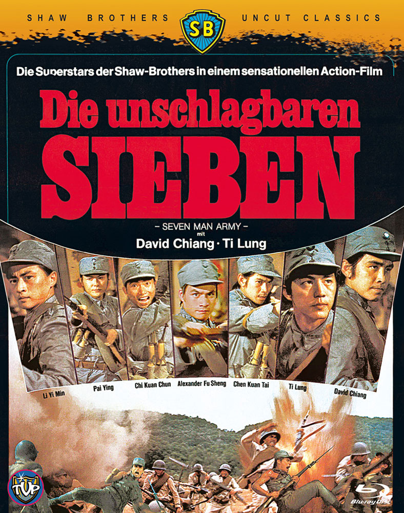 Die unschlagbaren Sieben (Blu-Ray) - Schuber - Uncut